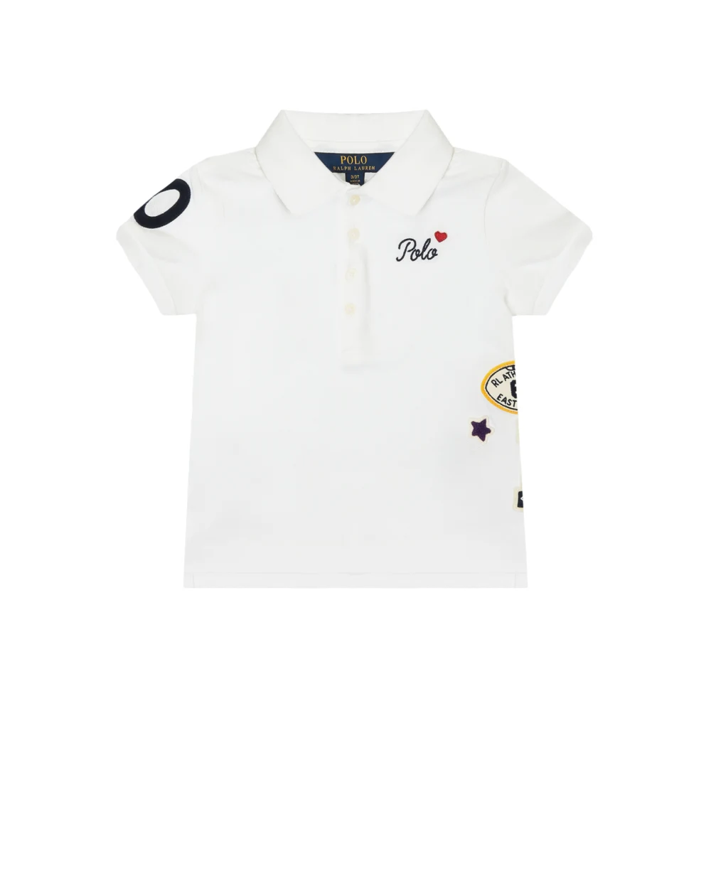 Поло Polo Ralph Lauren Kids 313702001001, белый цвет • Купить в интернет-магазине Kameron