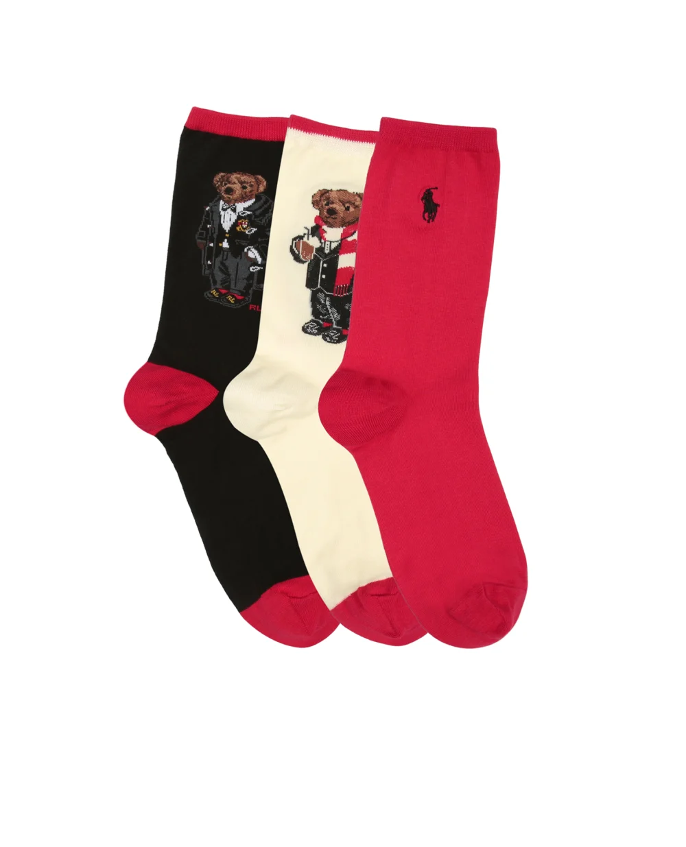 Носки (3 пары) Polo Ralph Lauren 455828218001, разноцветный цвет • Купить в интернет-магазине Kameron