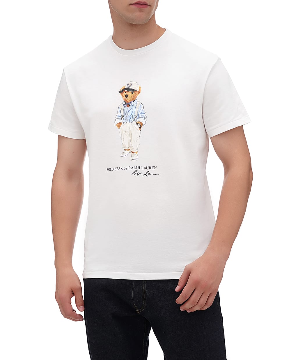 Футболка Polo Bear Polo Ralph Lauren 710854497037, белый цвет • Купить в интернет-магазине Kameron