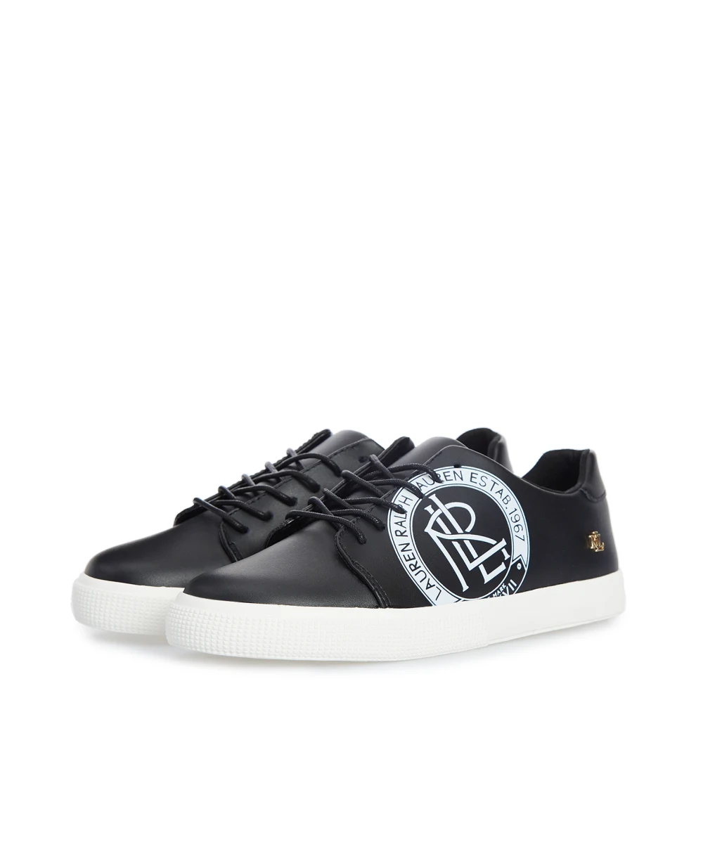 Кожаные сникеры Polo Ralph Lauren 802826914002, черный цвет • Купить в интернет-магазине Kameron