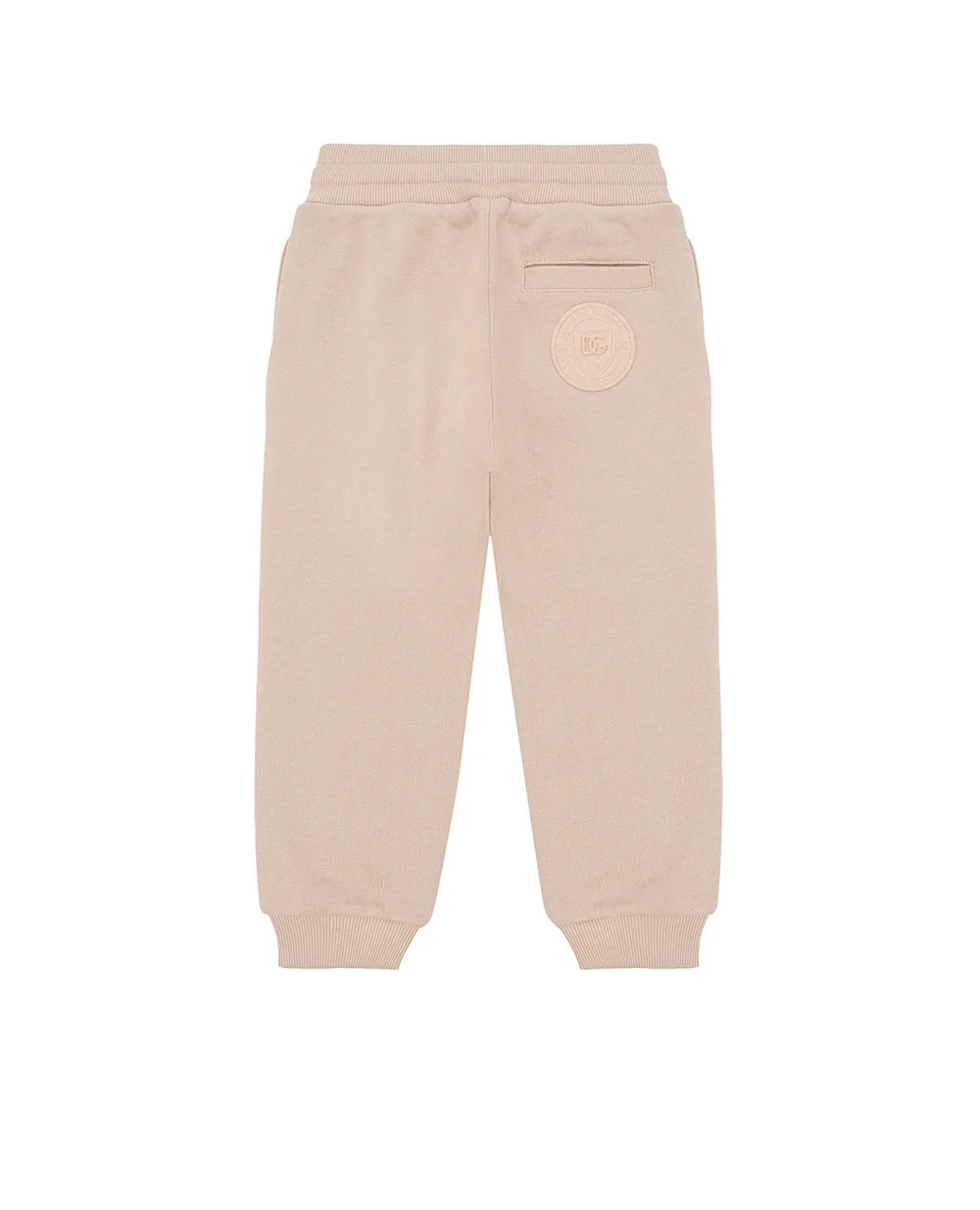 Детские спортивные брюки (костюм) Dolce&Gabbana Kids L4JPIG-G7NXC-B, бежевый цвет • Купить в интернет-магазине Kameron