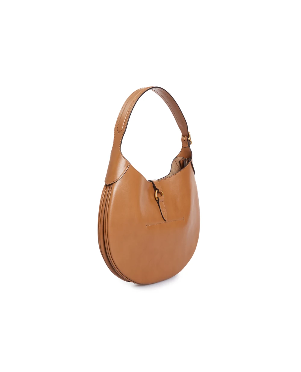 Кожаная сумка Polo ID Shoulder Bag Medium Polo Ralph Lauren 428891584002, бежевый цвет • Купить в интернет-магазине Kameron