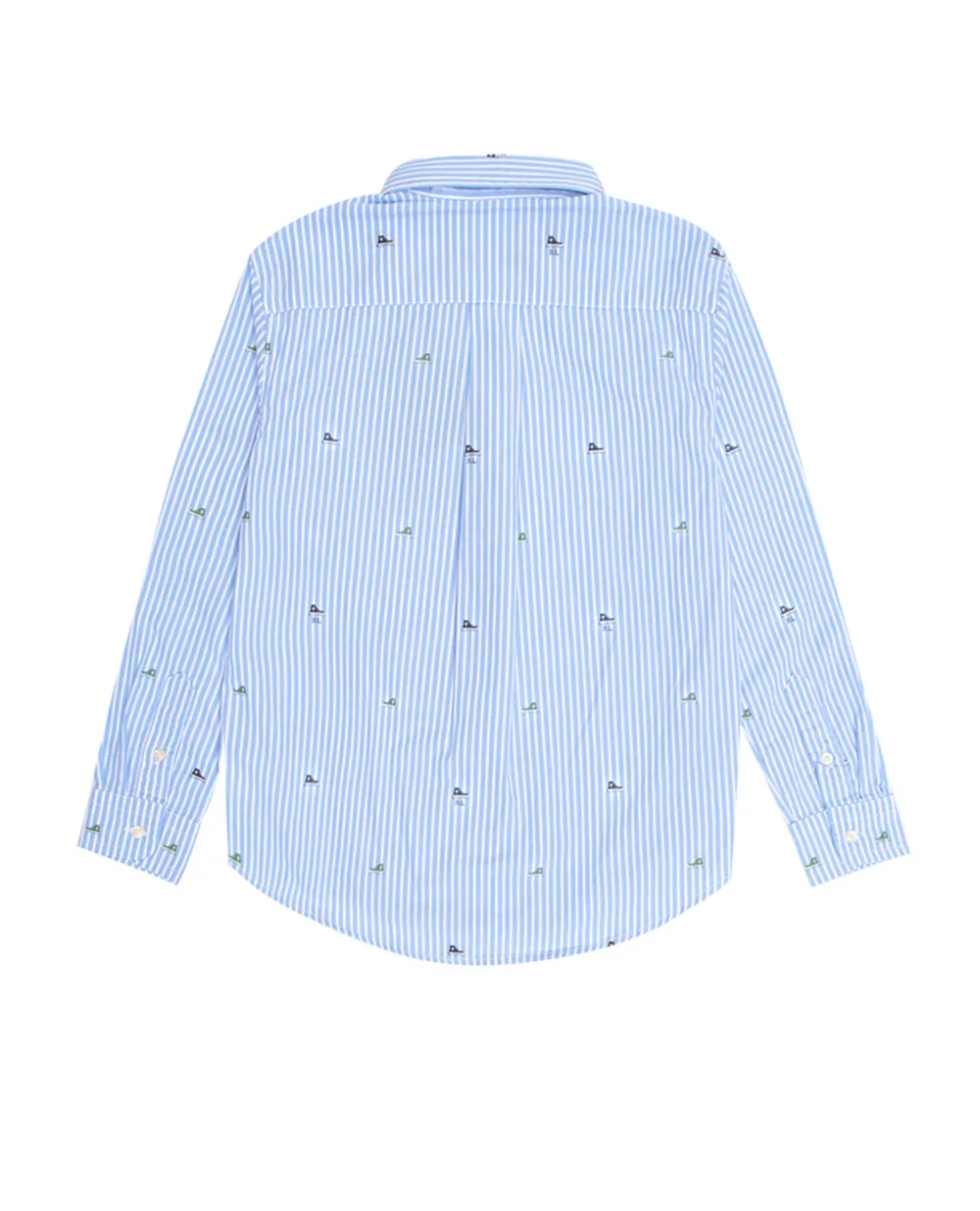 Рубашка Polo Ralph Lauren Kids 321702907001, голубой цвет • Купить в интернет-магазине Kameron