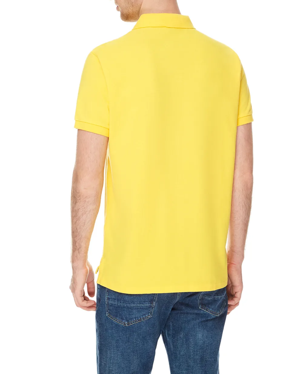 Поло Mesh Polo Ralph Lauren 710782592020, желтый цвет • Купить в интернет-магазине Kameron