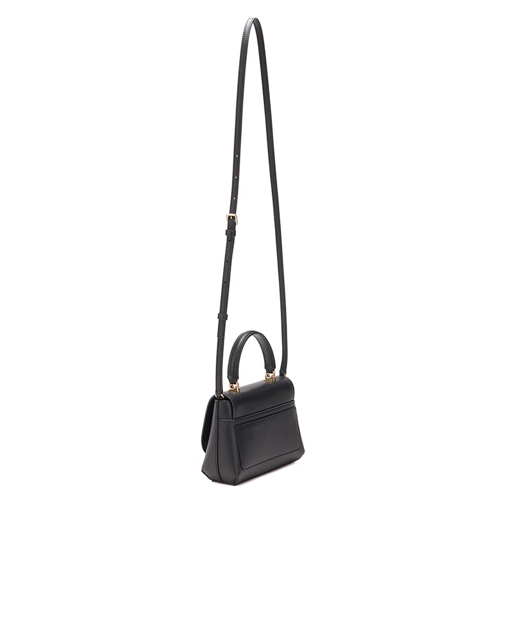Кожаная сумка DG Logo Mini Dolce&Gabbana BB7568-AW576, черный цвет • Купить в интернет-магазине Kameron