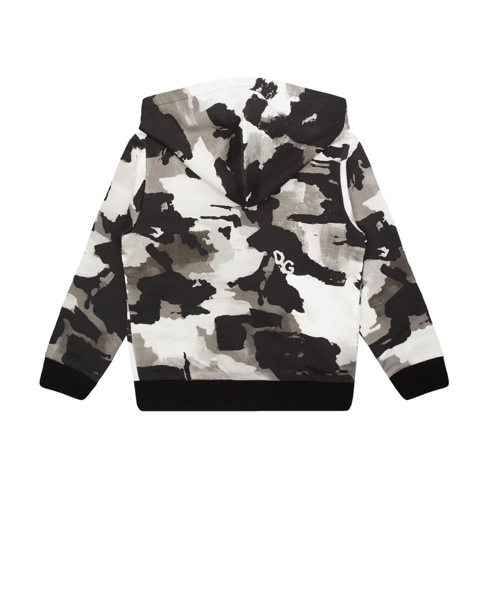 Худи Dolce&Gabbana Kids L4JW9W-HS7E1-S, серый цвет • Купить в интернет-магазине Kameron