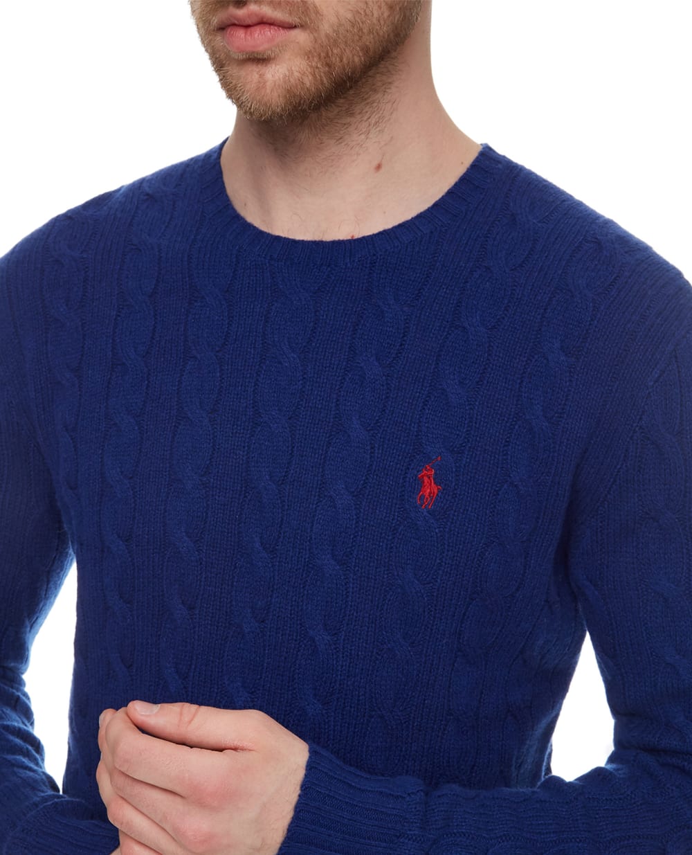 Шерстяной джемпер Polo Ralph Lauren 710719546006, синий цвет • Купить в интернет-магазине Kameron