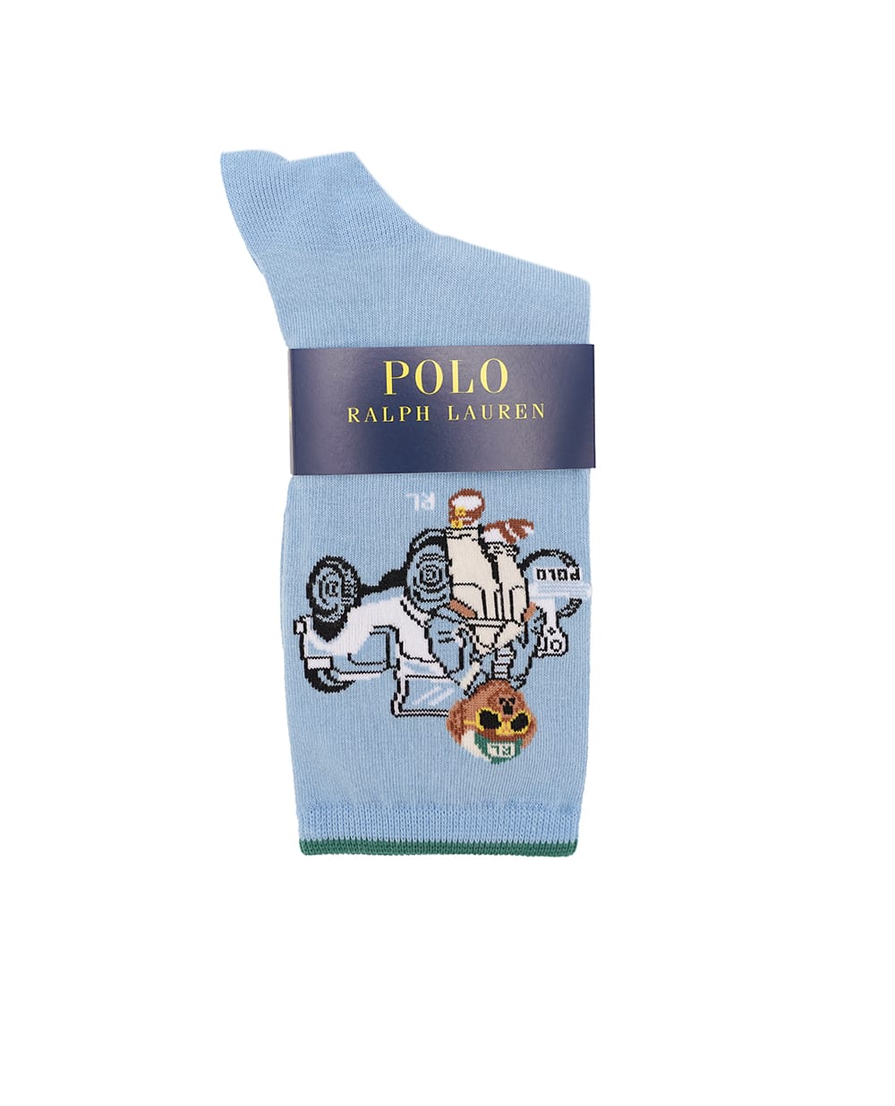 Носки Polo Bear Polo Ralph Lauren 455950826001, голубой цвет • Купить в интернет-магазине Kameron