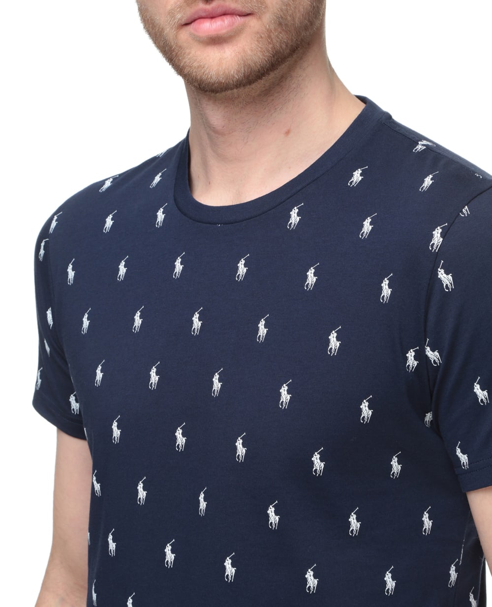 Футболка Polo Ralph Lauren 714830281003, синий цвет • Купить в интернет-магазине Kameron