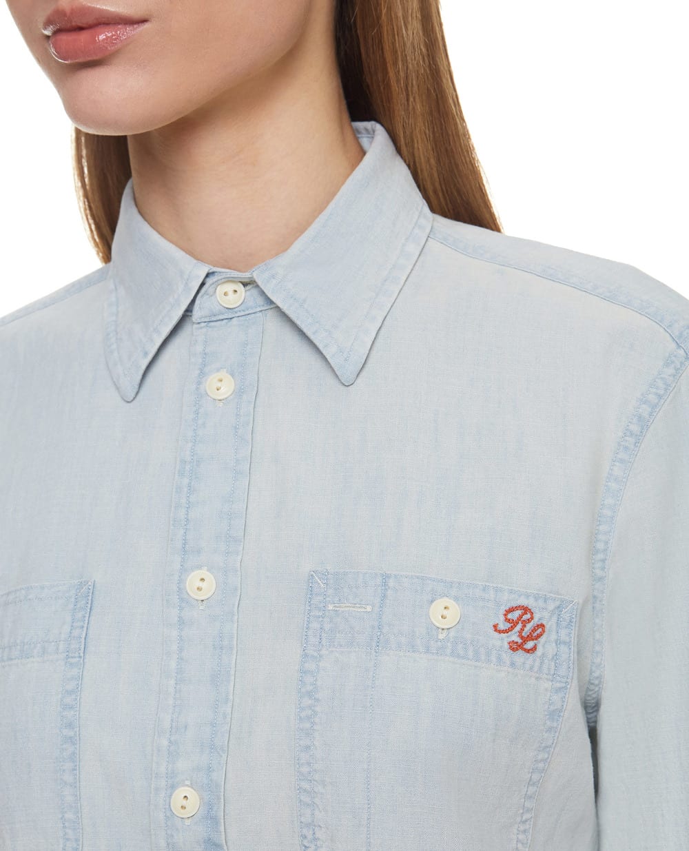 Рубашка Polo Ralph Lauren 211784196001, голубой цвет • Купить в интернет-магазине Kameron