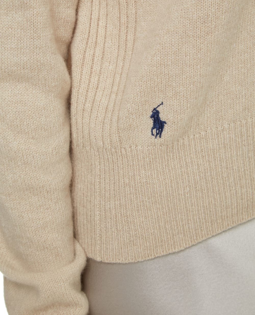 Шерстяной джемпер Polo Ralph Lauren 211800203001, бежевый цвет • Купить в интернет-магазине Kameron