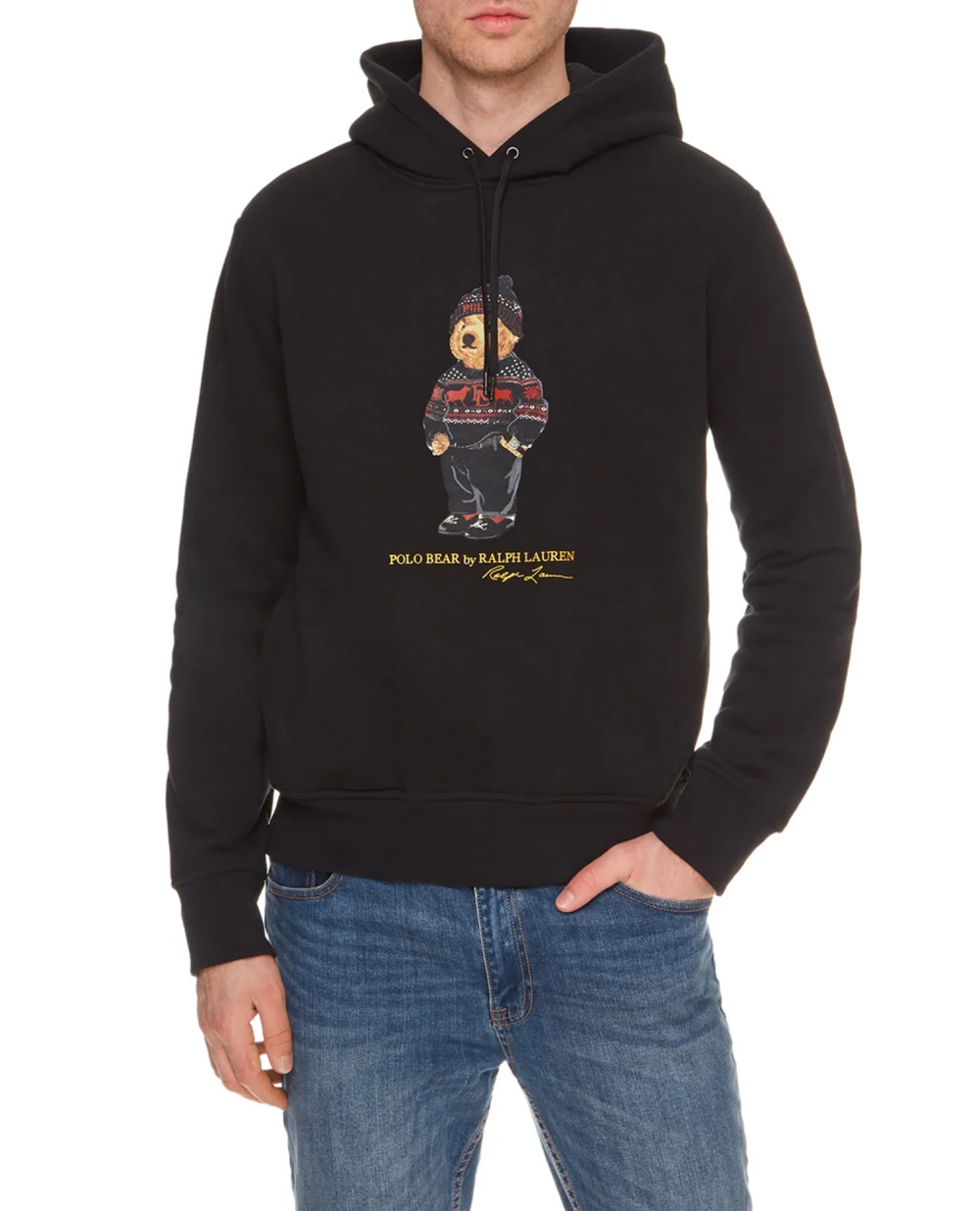 Худи Polo Ralph Lauren 710828374001, черный цвет • Купить в интернет-магазине Kameron