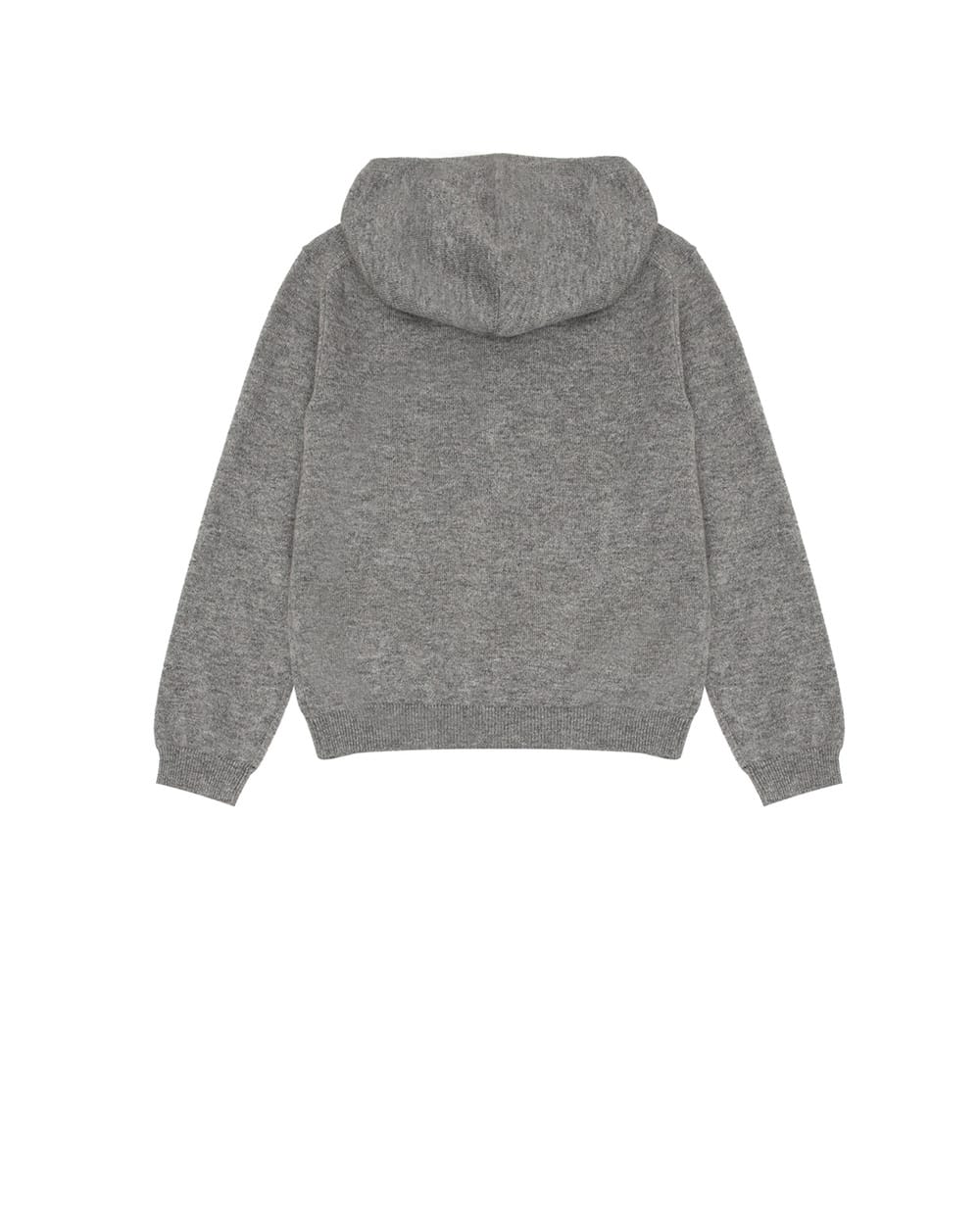 Кашемировое худи Dolce&Gabbana Kids L4KW21-JAW00-B, серый цвет • Купить в интернет-магазине Kameron