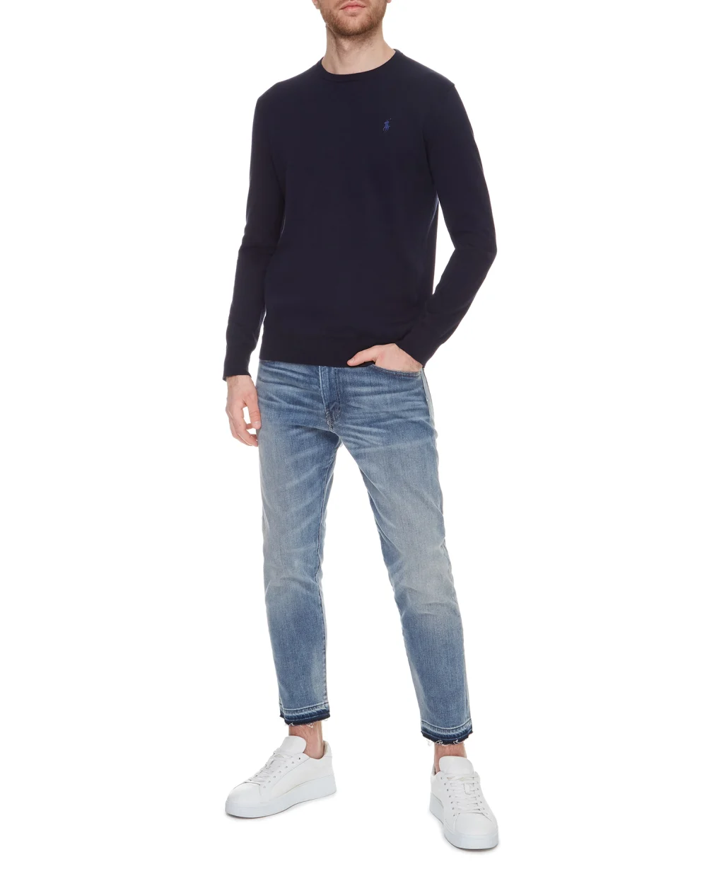 Джемпер Polo Ralph Lauren 710684957001, темно-синий цвет • Купить в интернет-магазине Kameron