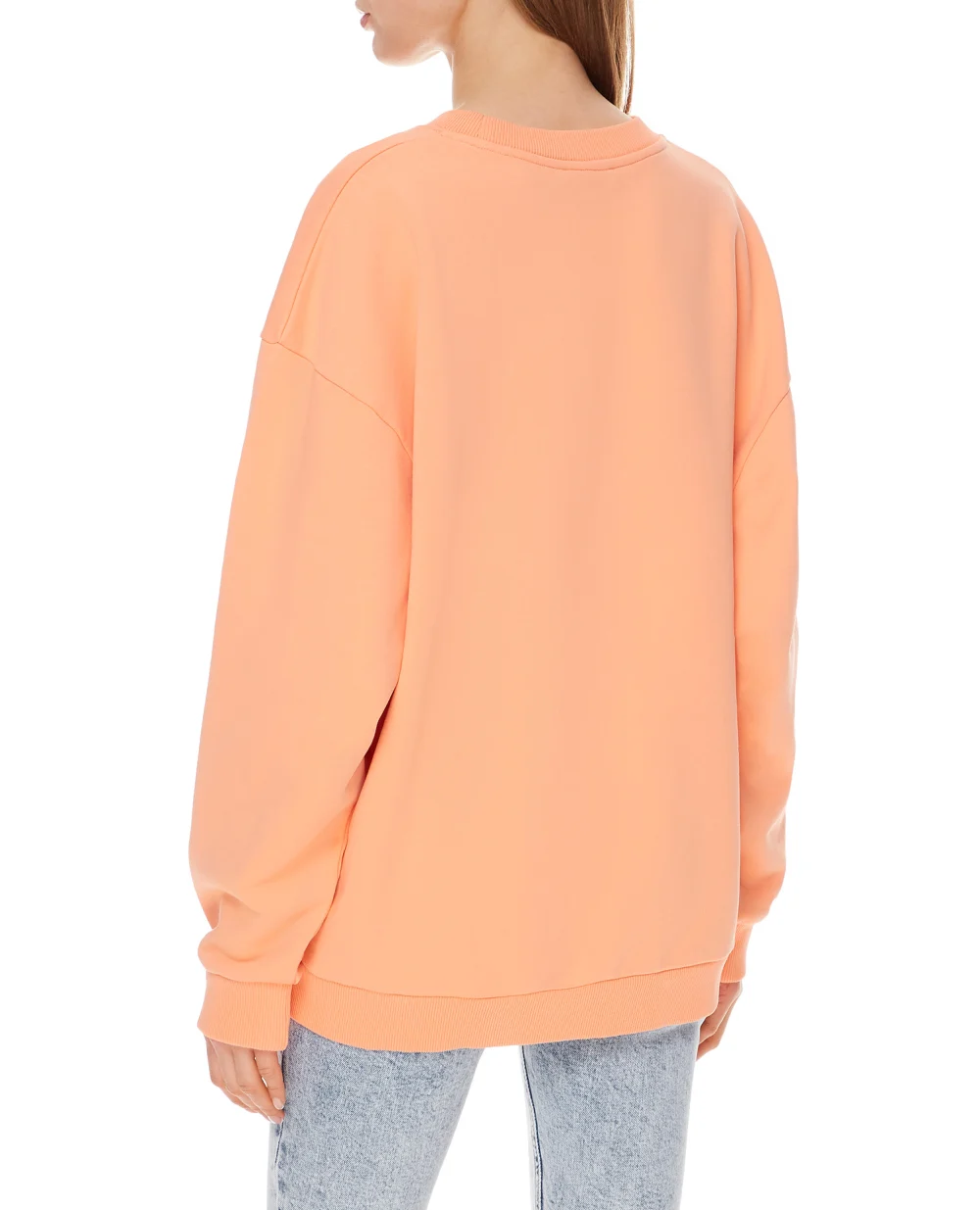 Свитшот Balmain VF13742B506, оранжевый цвет • Купить в интернет-магазине Kameron