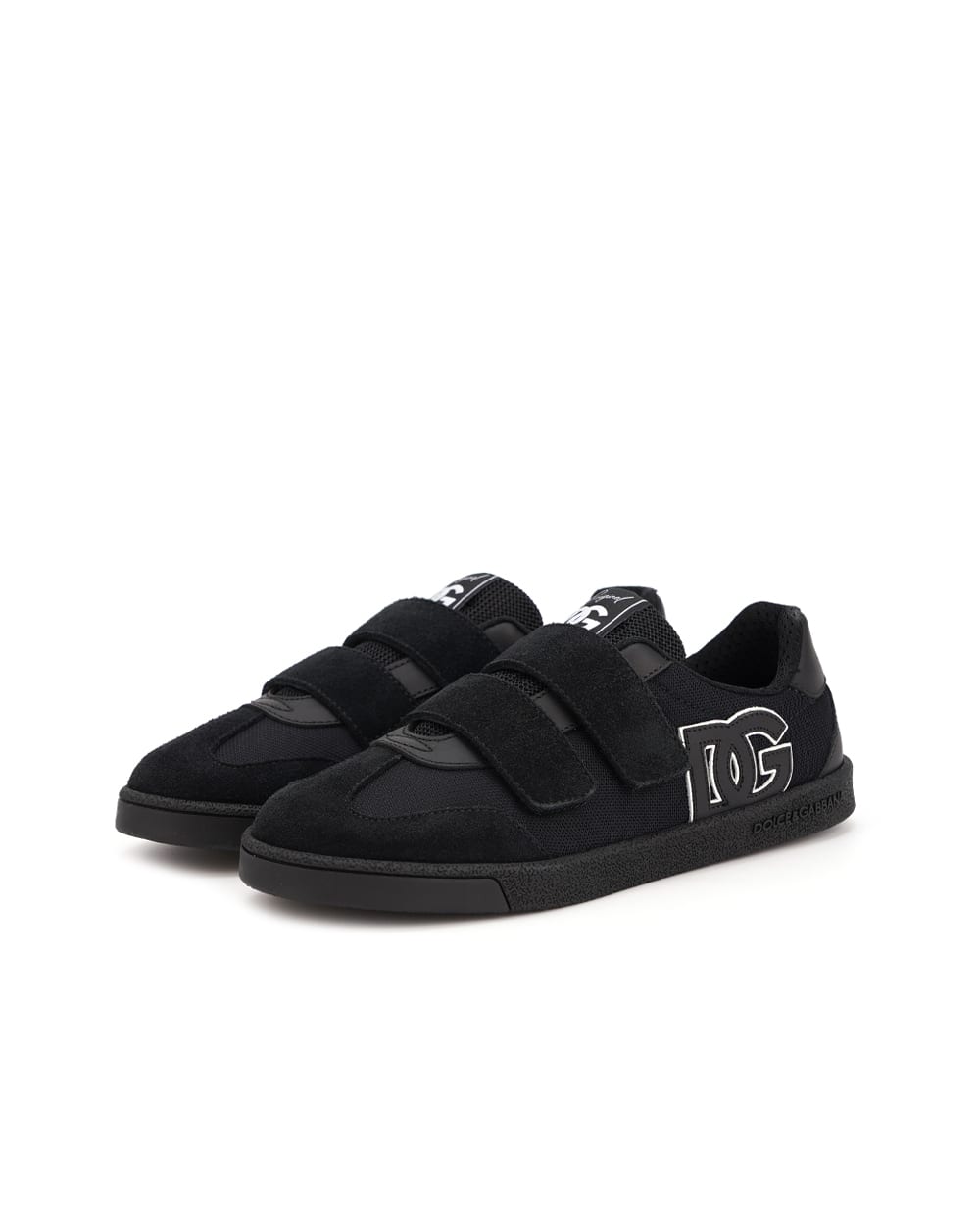Детские кеды Dolce&Gabbana Kids DA5254-A4278-L, черный цвет • Купить в интернет-магазине Kameron