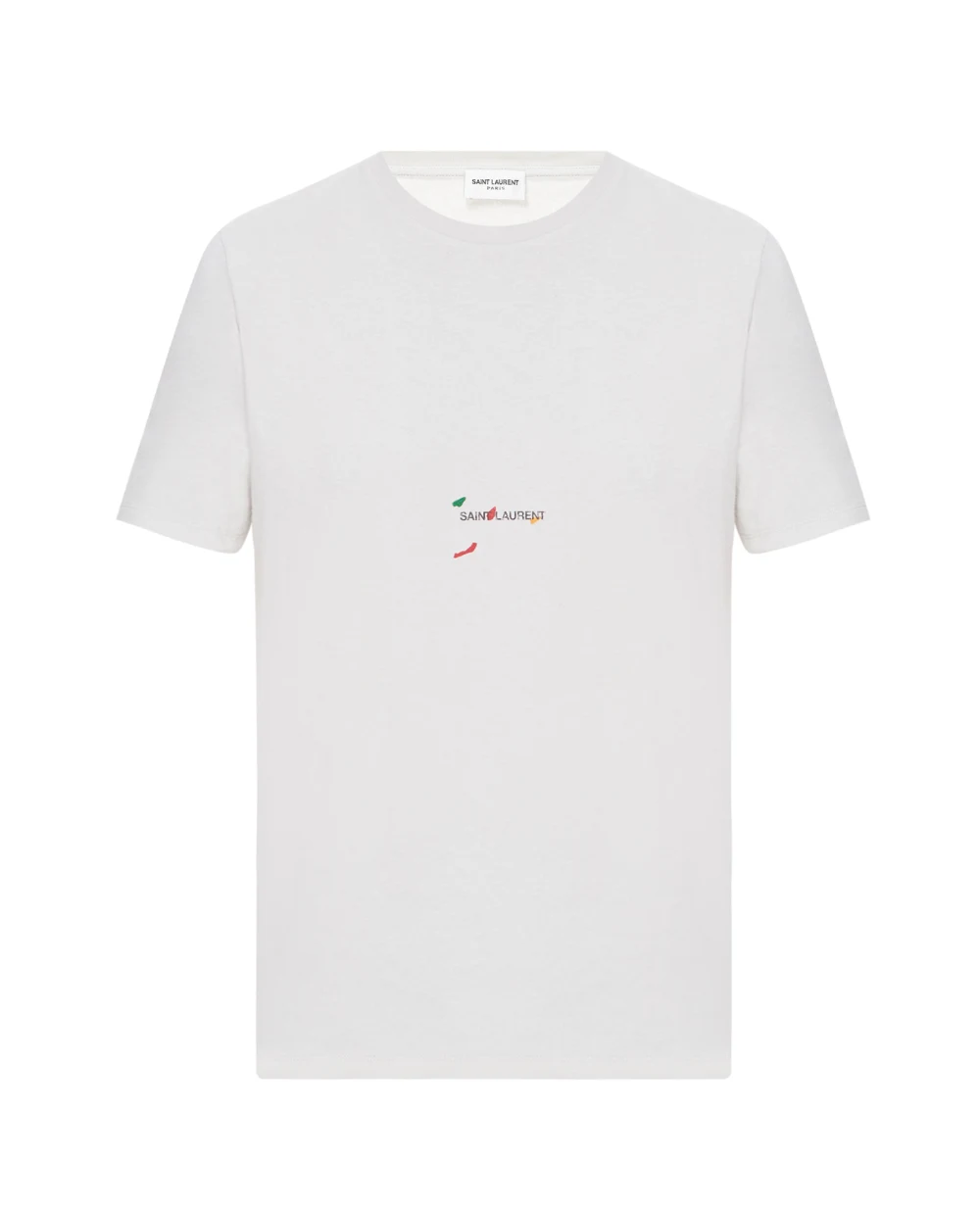 Футболка Saint Laurent 686186-Y36QP, белый цвет • Купить в интернет-магазине Kameron