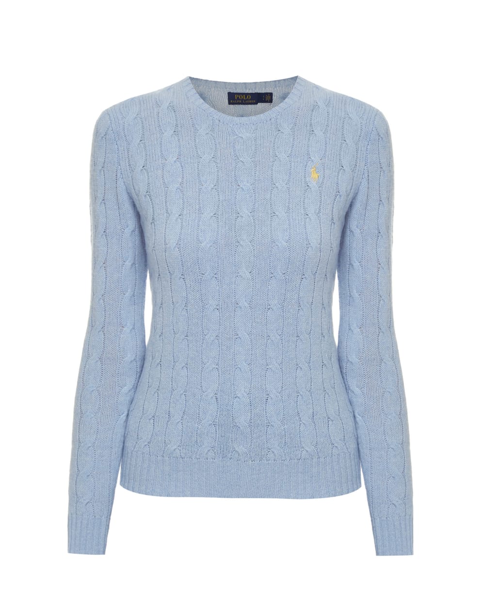 Шерстяной джемпер Polo Ralph Lauren 211525764068, голубой цвет • Купить в интернет-магазине Kameron