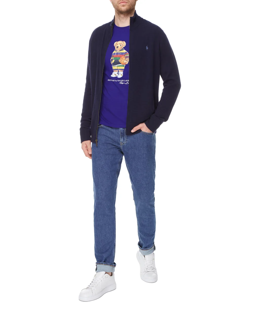 Футболка Polo Bear Polo Ralph Lauren 710853310012, синий цвет • Купить в интернет-магазине Kameron