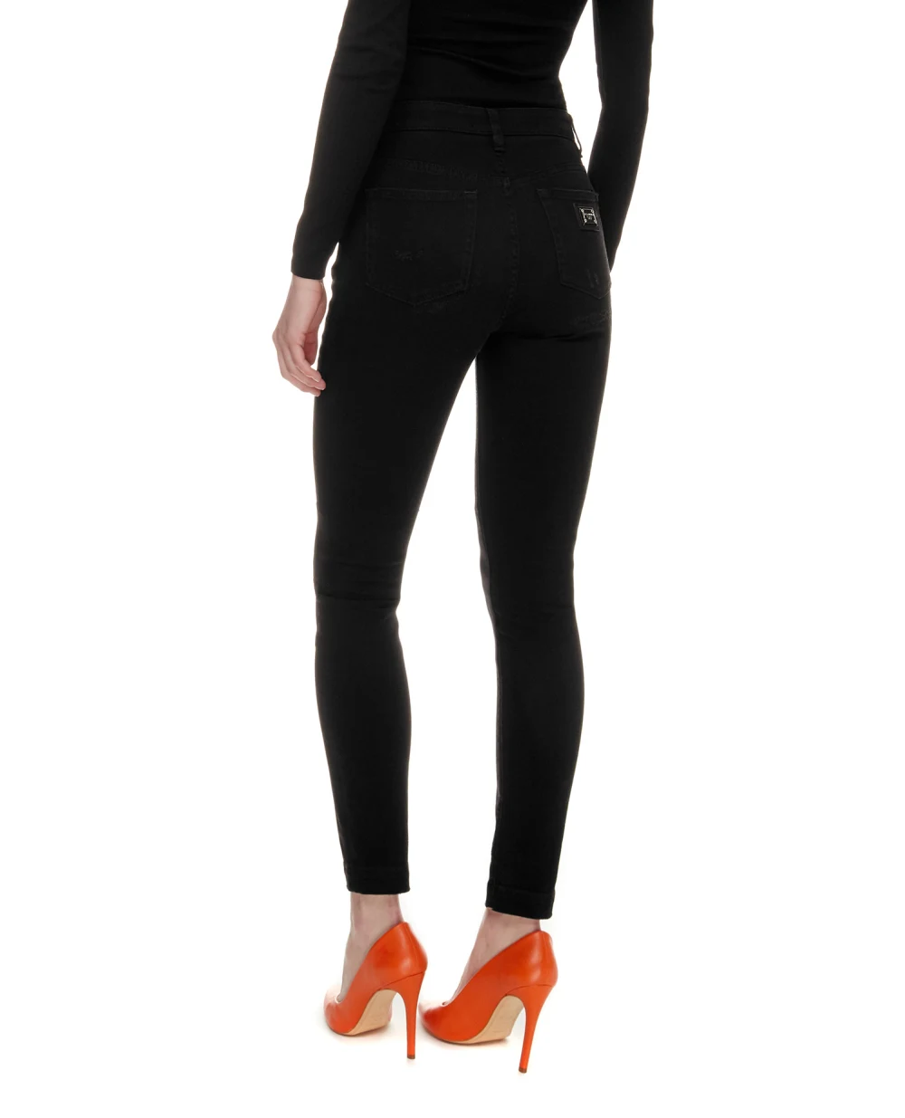 Джинсы Audrey Dolce&Gabbana FTAH6D-G8DK9, черный цвет • Купить в интернет-магазине Kameron