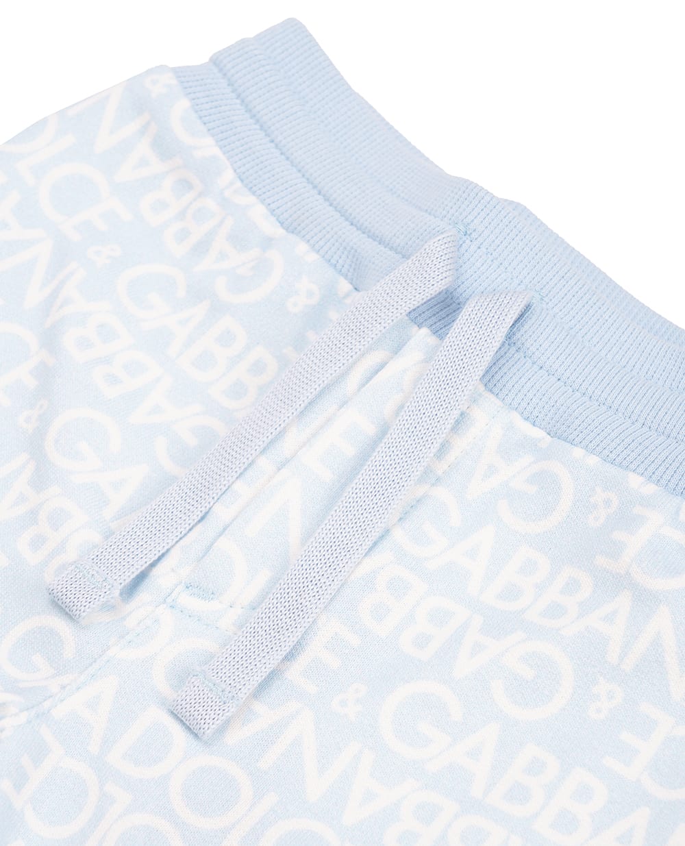 Детские спортивные брюки (костюм) Dolce&Gabbana Kids L1JPIB-G7KR1, голубой цвет • Купить в интернет-магазине Kameron
