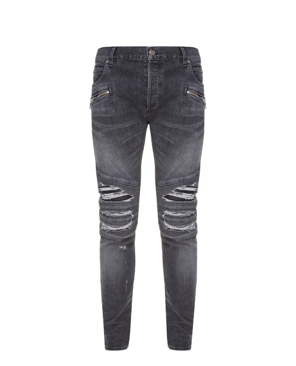 Джинсы Balmain VH1MG010001D, серый цвет • Купить в интернет-магазине Kameron