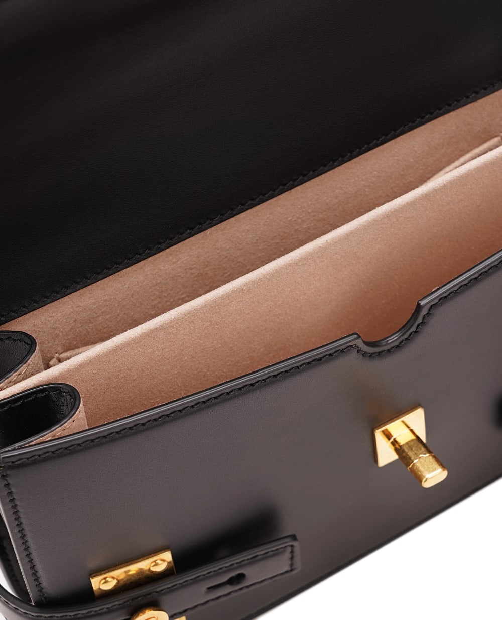 Кожаная сумка B-Buzz Shoulder 24 Balmain CN1DA828LAVE, черный цвет • Купить в интернет-магазине Kameron