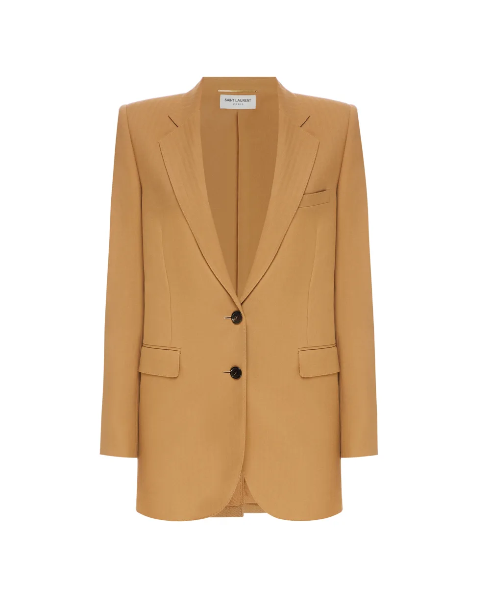 Шерстяной жакет Saint Laurent 648671-Y7C28, бежевый цвет • Купить в интернет-магазине Kameron