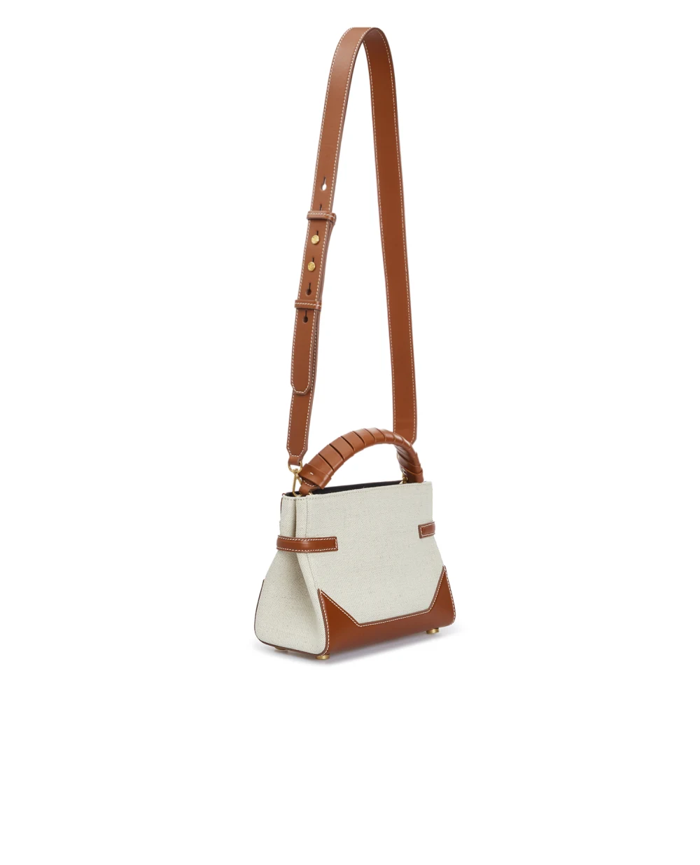 Сумка B-Buzz Top Handle 22 Balmain BN1DA797TCFE, коричневый цвет • Купить в интернет-магазине Kameron