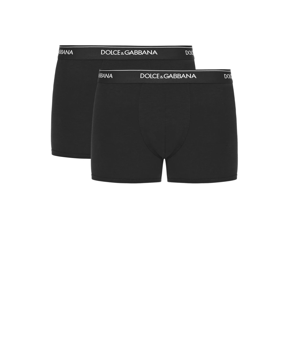 Боксеры (2 шт) Dolce&Gabbana M9C07J-FUGIW, черный цвет • Купить в интернет-магазине Kameron
