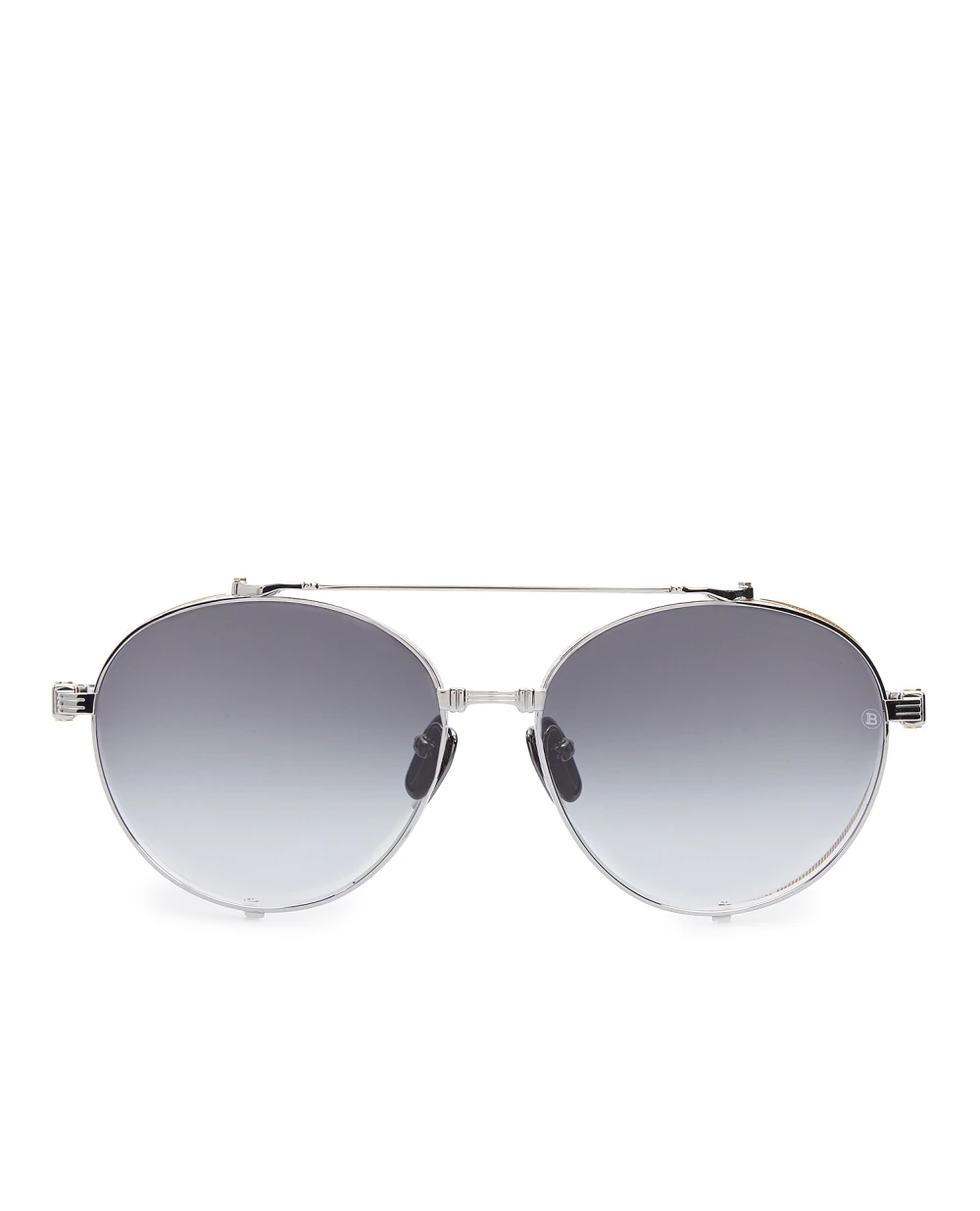 Солнцезащитные очки Balmain BPS-111B-60, серебряный цвет • Купить в интернет-магазине Kameron