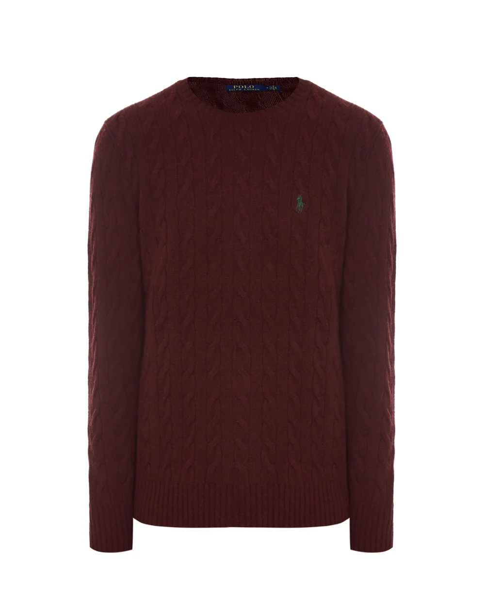 Шерстяной джемпер Polo Ralph Lauren 710719546022, бордовый цвет • Купить в интернет-магазине Kameron