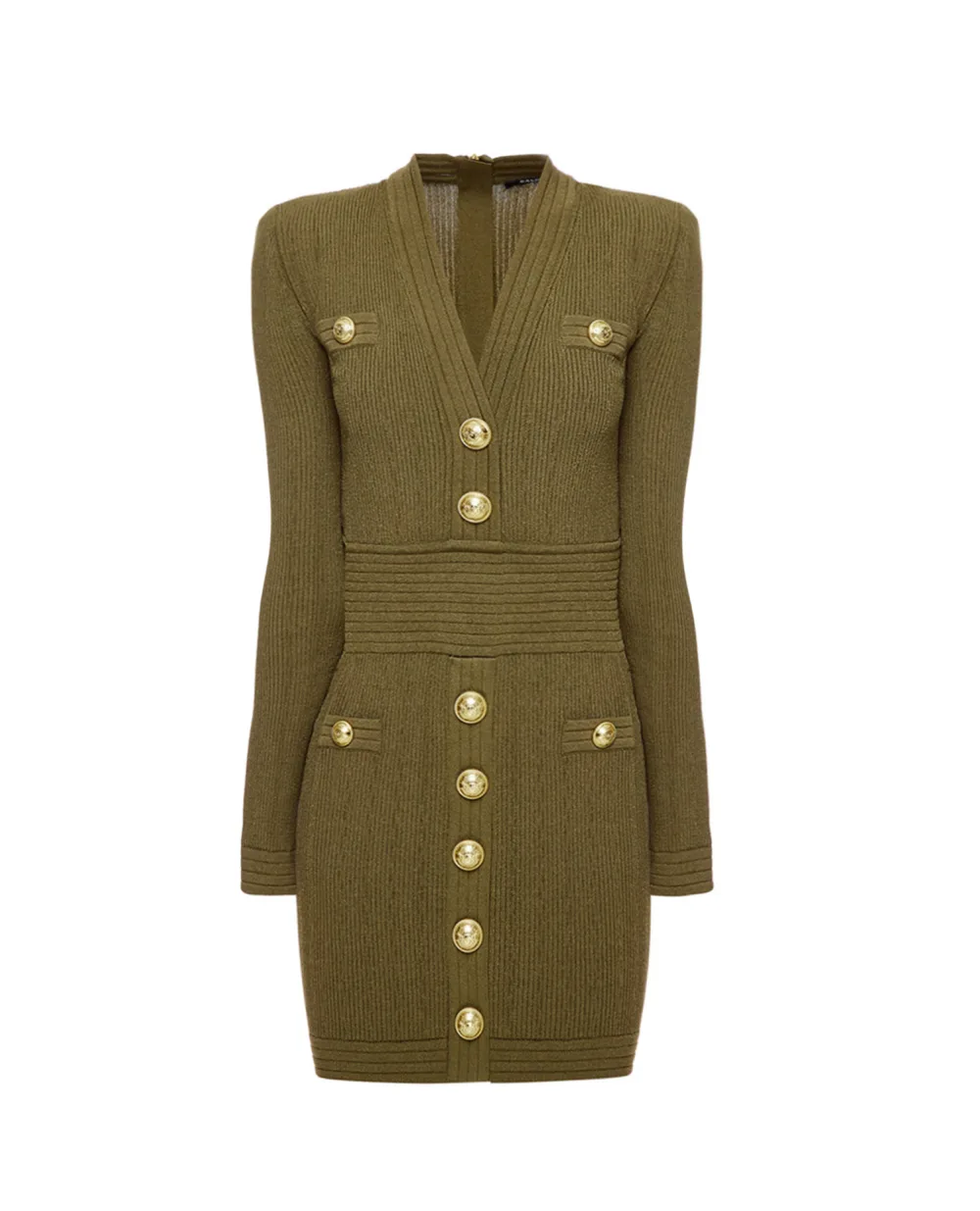 Платье Balmain WF0R8060K211-S, зеленый цвет • Купить в интернет-магазине Kameron