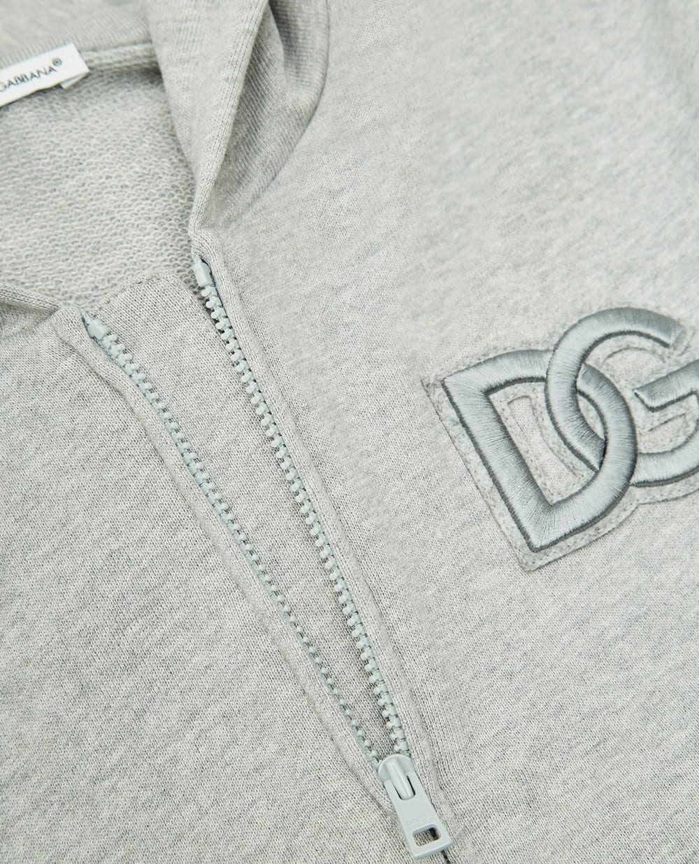 Худи Dolce&Gabbana Kids L4JWBN-G7BDB-B, серый цвет • Купить в интернет-магазине Kameron