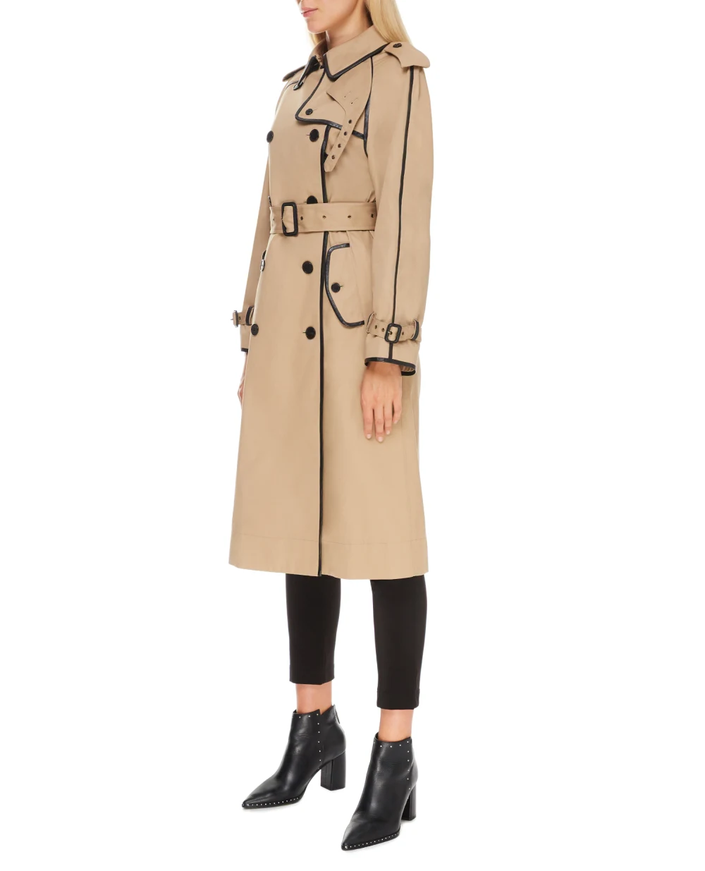 Тренч Saint Laurent 662028-Y039W, бежевый цвет • Купить в интернет-магазине Kameron