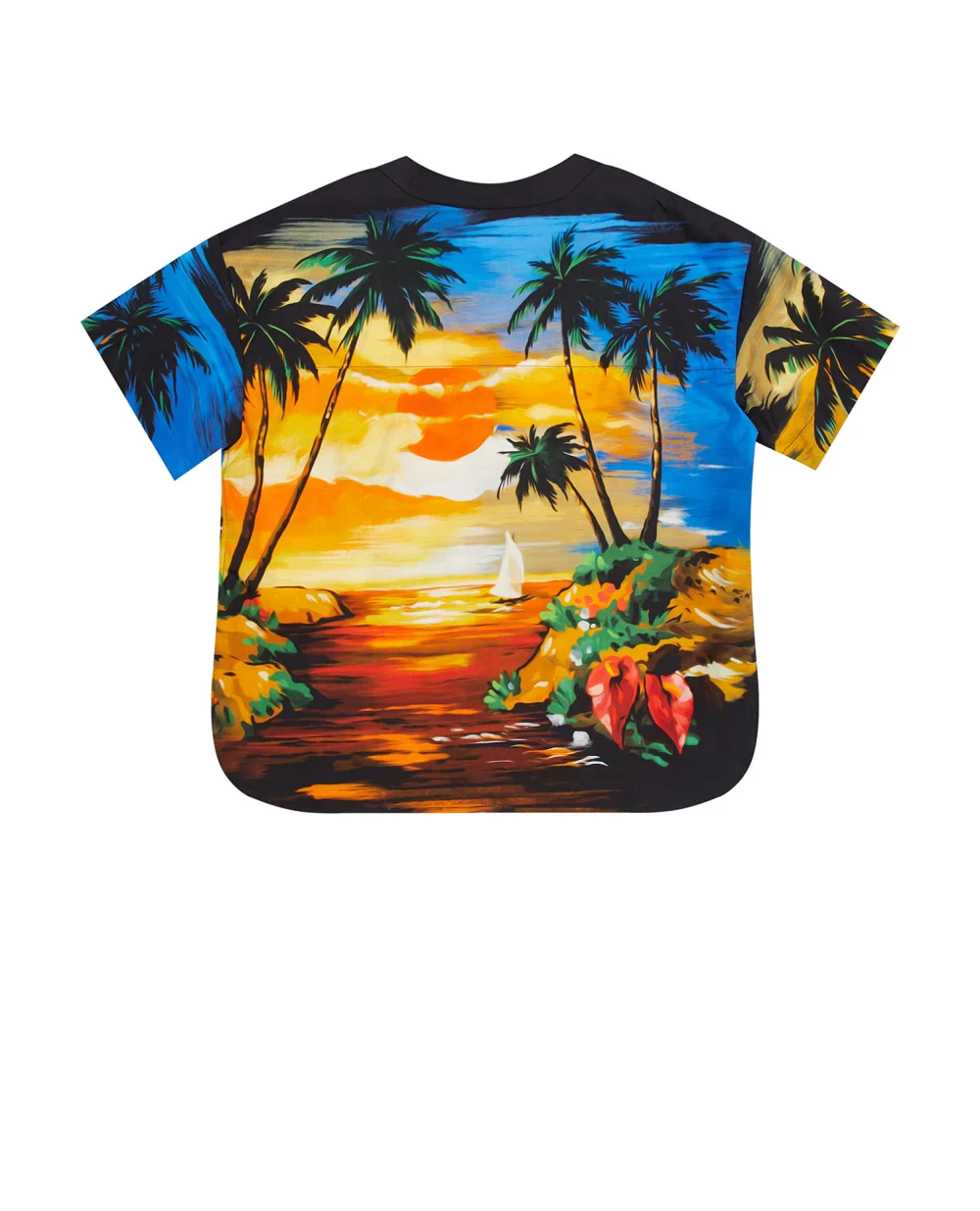 Детская рубашка Dolce&Gabbana Kids L43S68-G7H0O-S, разноцветный цвет • Купить в интернет-магазине Kameron
