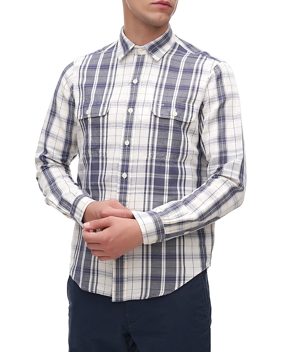 Рубашка Polo Ralph Lauren 710942796001, бежевый цвет • Купить в интернет-магазине Kameron