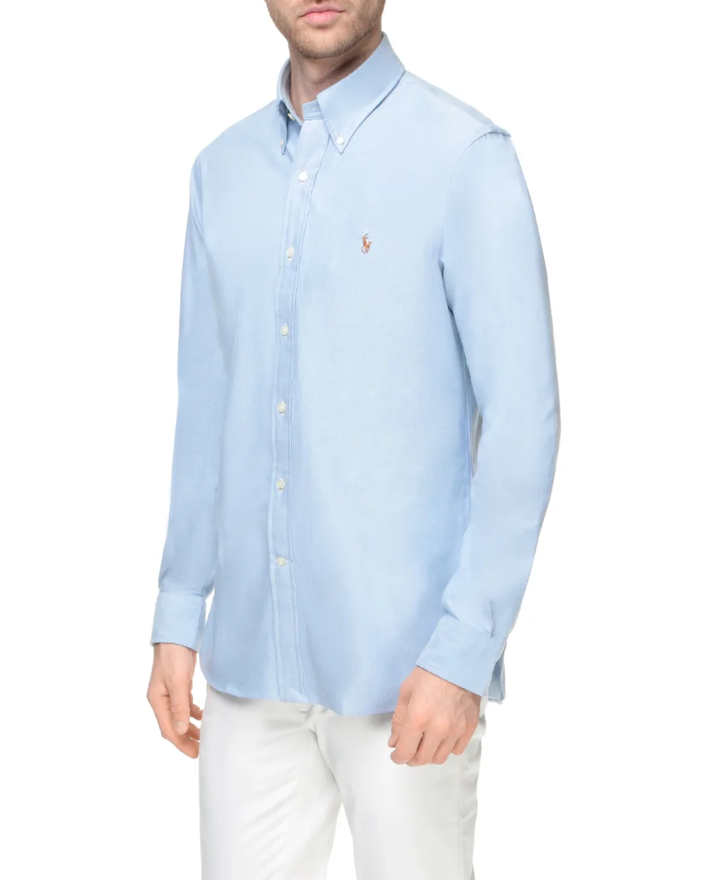 Рубашка Polo Ralph Lauren 712722224001, голубой цвет • Купить в интернет-магазине Kameron