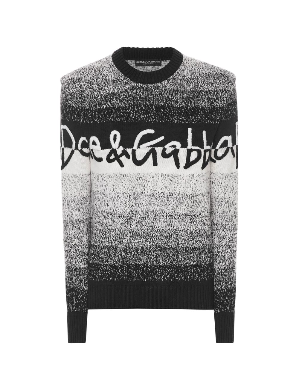 Шерстяной свитер Dolce&Gabbana GX525Z-JCMA9, разноцветный цвет • Купить в интернет-магазине Kameron