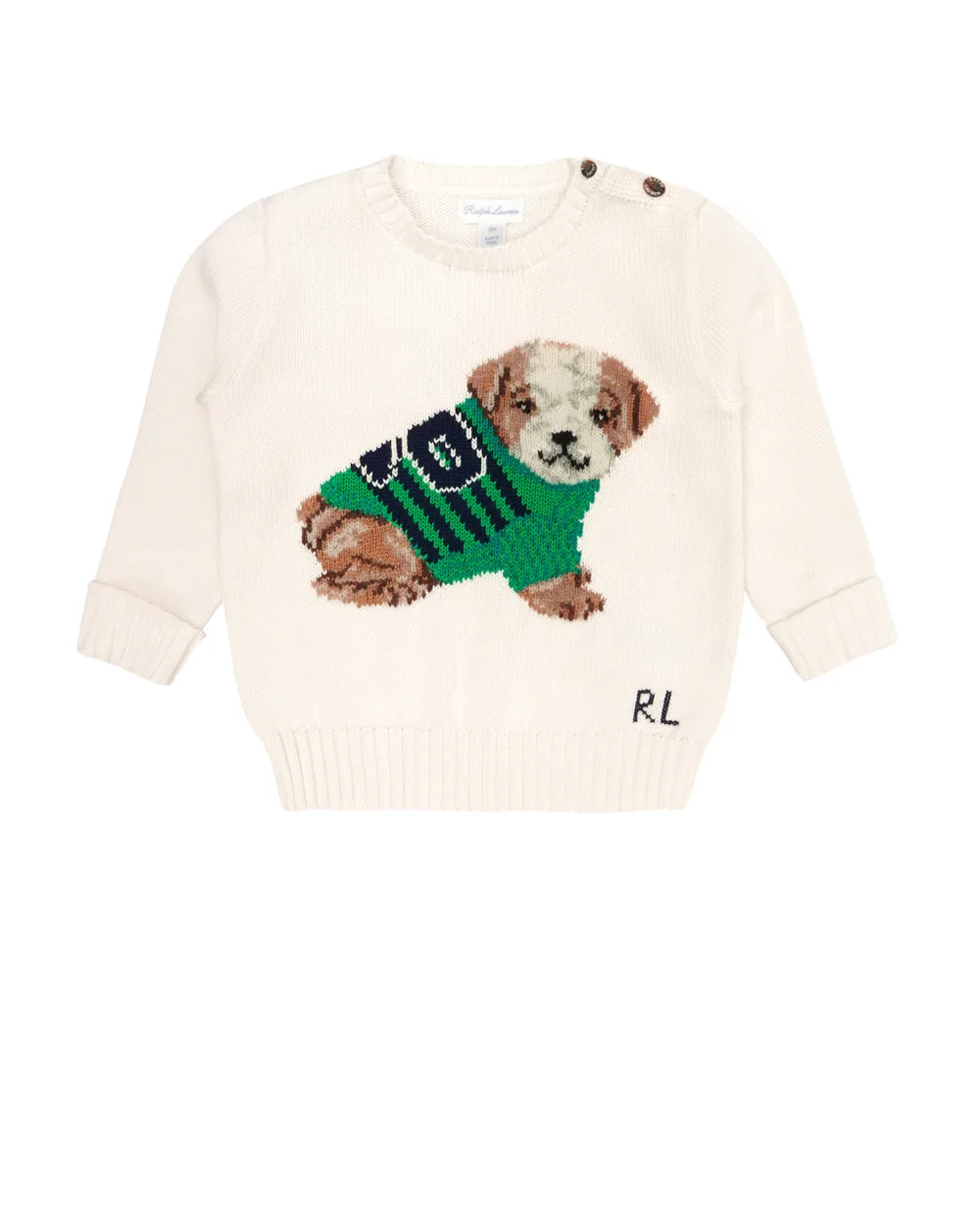 Свитер Polo Ralph Lauren Kids 320838301002, белый цвет • Купить в интернет-магазине Kameron