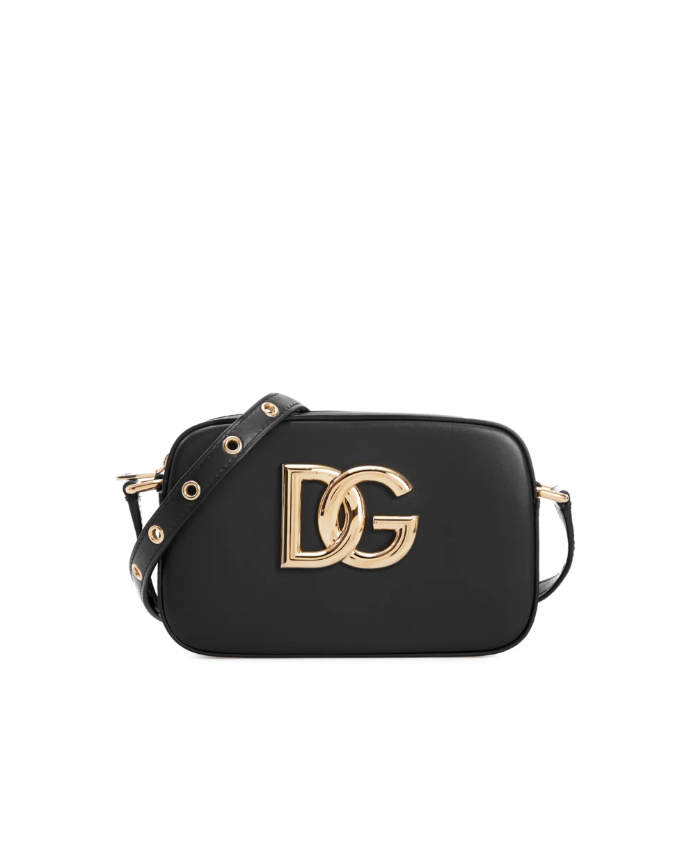 Кожаная сумка 3.5 Dolce&Gabbana BB7095-AW576, черный цвет • Купить в интернет-магазине Kameron