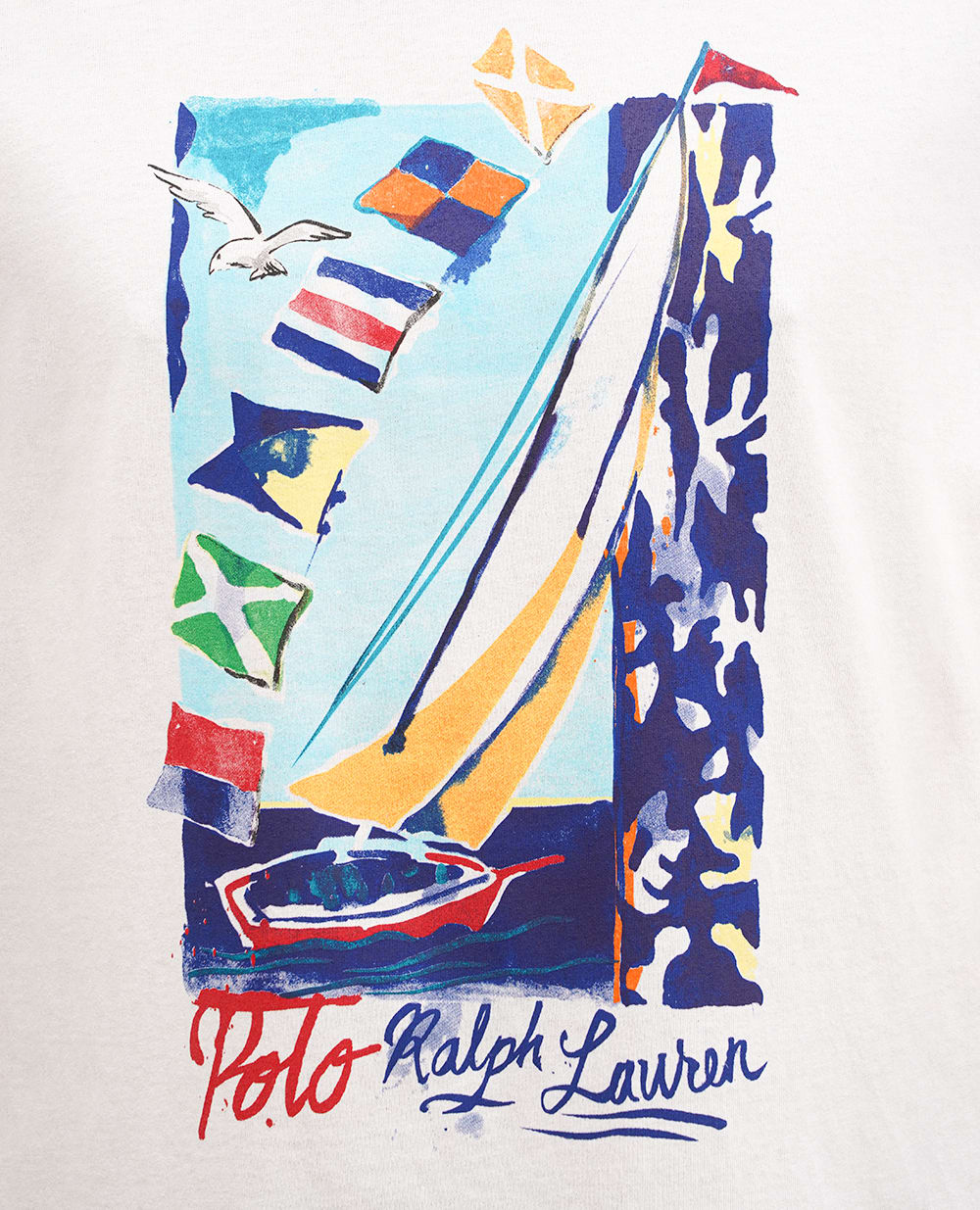 Футболка Polo Ralph Lauren 710926890001, белый цвет • Купить в интернет-магазине Kameron
