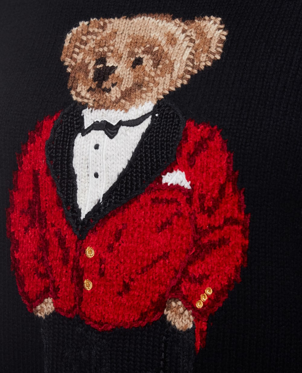 Шерстяной свитер Polo Ralph Lauren 211830473001, черный цвет • Купить в интернет-магазине Kameron