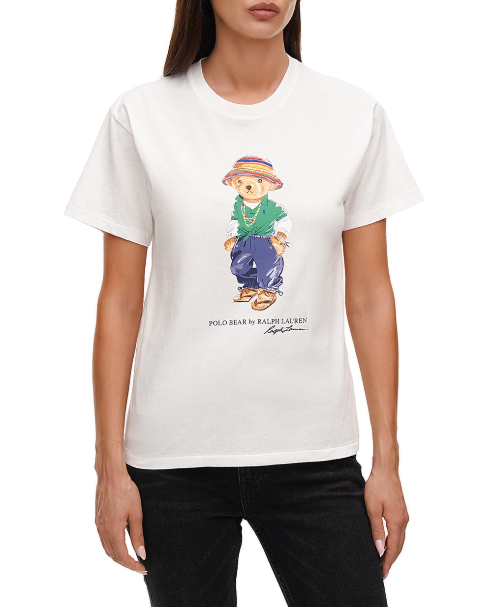 Футболка Polo Bear Polo Ralph Lauren 211935615001, белый цвет • Купить в интернет-магазине Kameron