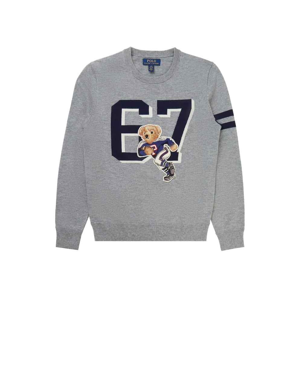 Шерстяной джемпер Polo Ralph Lauren Kids 322799425001, серый цвет • Купить в интернет-магазине Kameron