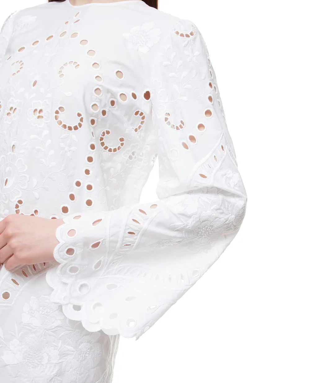 Платье Dolce&Gabbana F6ZE7Z-FGMHG, белый цвет • Купить в интернет-магазине Kameron