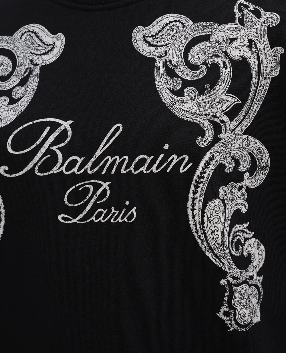 Свитшот Balmain CH1JQ040GD30, черный цвет • Купить в интернет-магазине Kameron