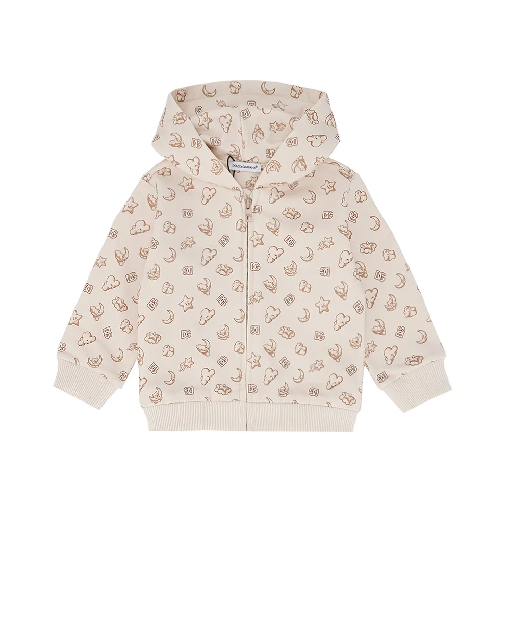 Детская толстовка (костюм) Dolce&Gabbana Kids L1JWJP-HS7PH, бежевый цвет • Купить в интернет-магазине Kameron