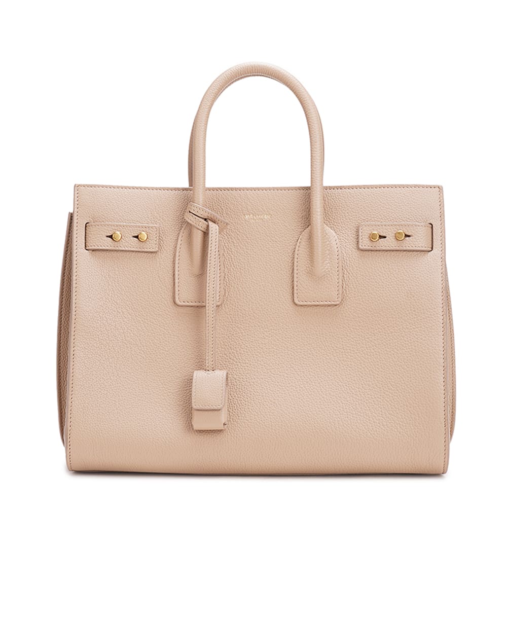 Кожаная сумка Sac De Jour Small Saint Laurent 717447-DTI0W, бежевый цвет • Купить в интернет-магазине Kameron