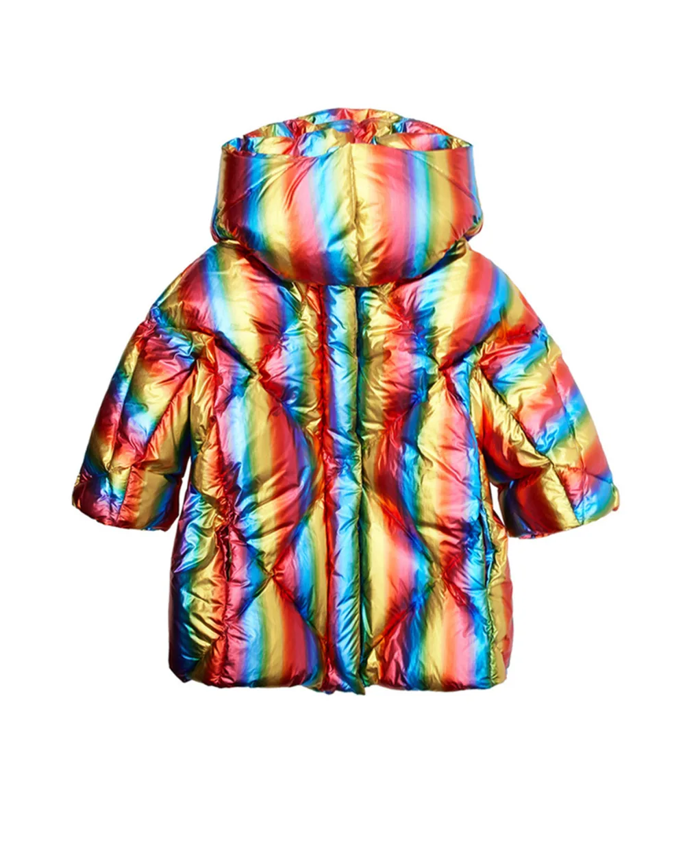 Детский пуховик Dolce&Gabbana Kids L5JBJ5-FUSO9-B, разноцветный цвет • Купить в интернет-магазине Kameron